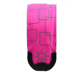 GENERICO - Brazalete Reflectante Recargable Ciclismo Running Deporte Rosa Chicle