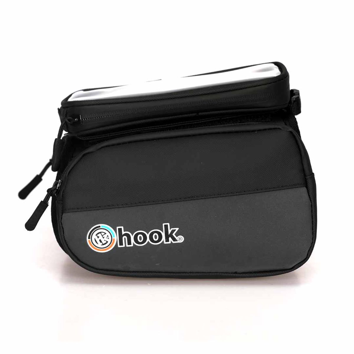 HOOK - MINI ALFORJA PORTA CELULAR HOOK NEGRA