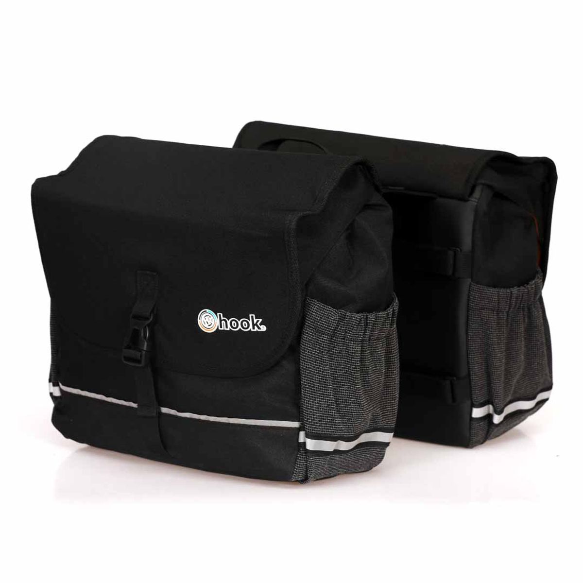 HOOK - ALFORJA DOBLE URBANA HOOK NEGRA
