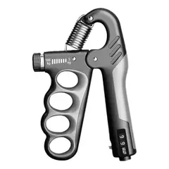GENERICO - Ejercitador De Manos Hand Grip Fuerza Ajustable 5kg A 100kg Negro