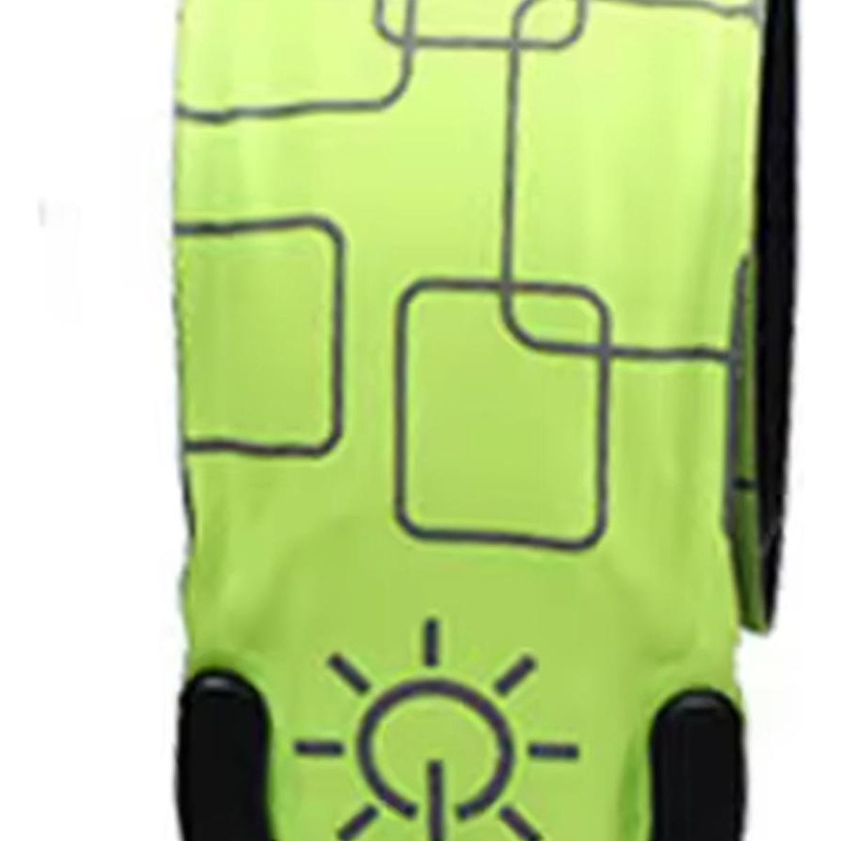 GENERICO - Brazalete Reflectante Recargable Ciclismo Running Deporte Amarillo