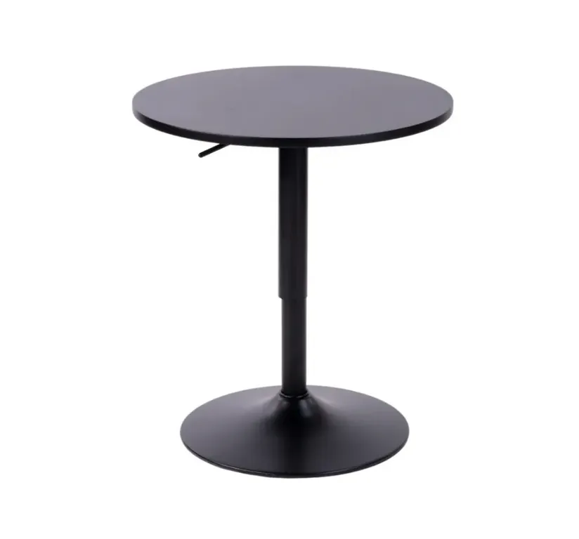 Mesa de Bar Regulable 60 CM Color Negro