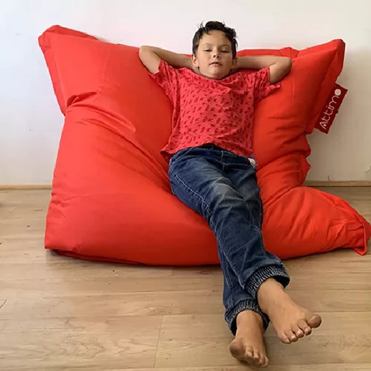 GENERICO - Funda Puff Gigante Roja