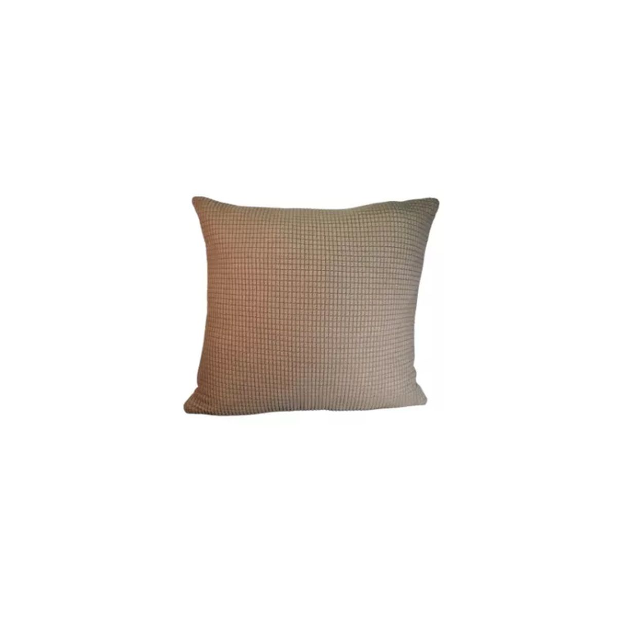 GENERICO - Pack de 8 Cojines Decorativos Cuadrille 45x45 cm Marrón Claro