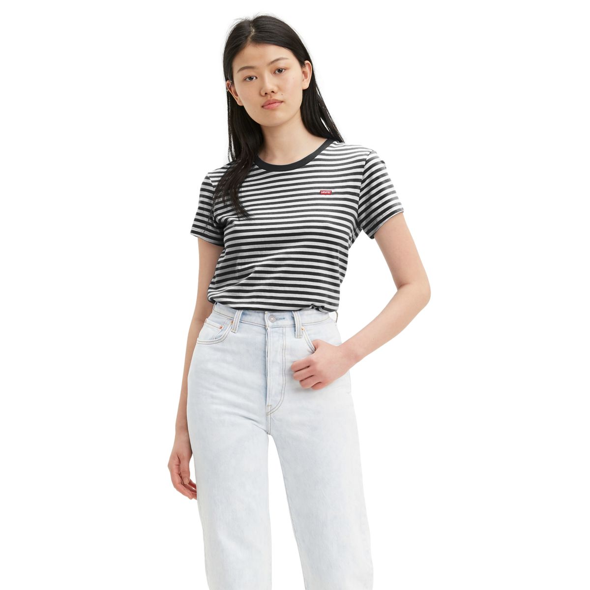 LEVIS - Polera Mujer Perfect Tee Negro Levis