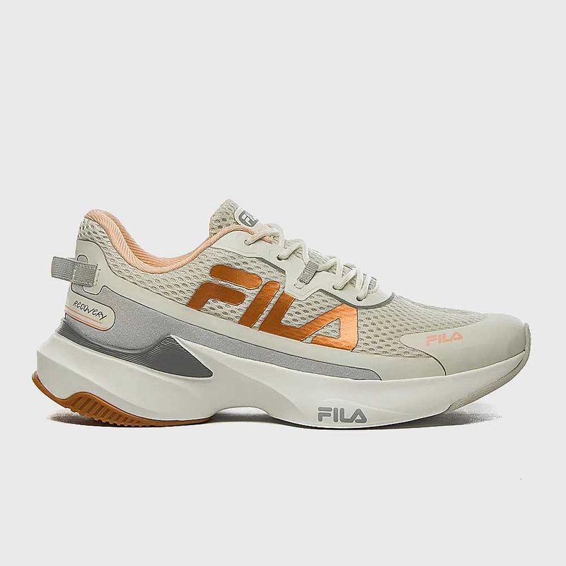 FILA - Zapatilla Running Mujer Fila Malla Recovery Beige