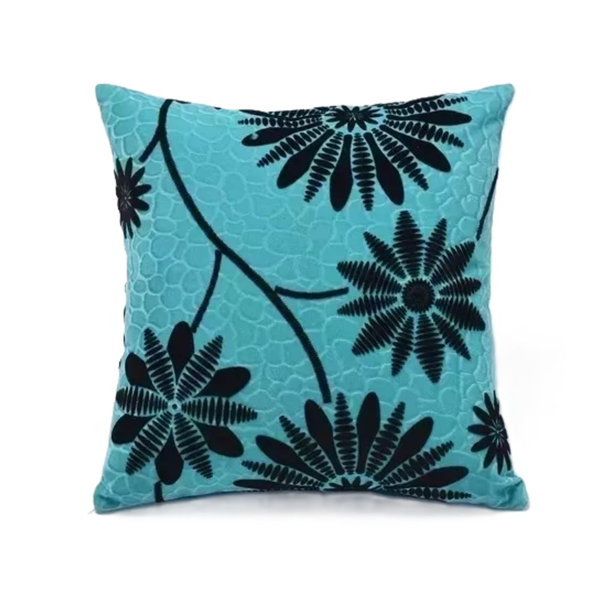 GENERICO - Fundas de Cojín con Diseños y Colores 43x43 cm - Girasol Turquesa