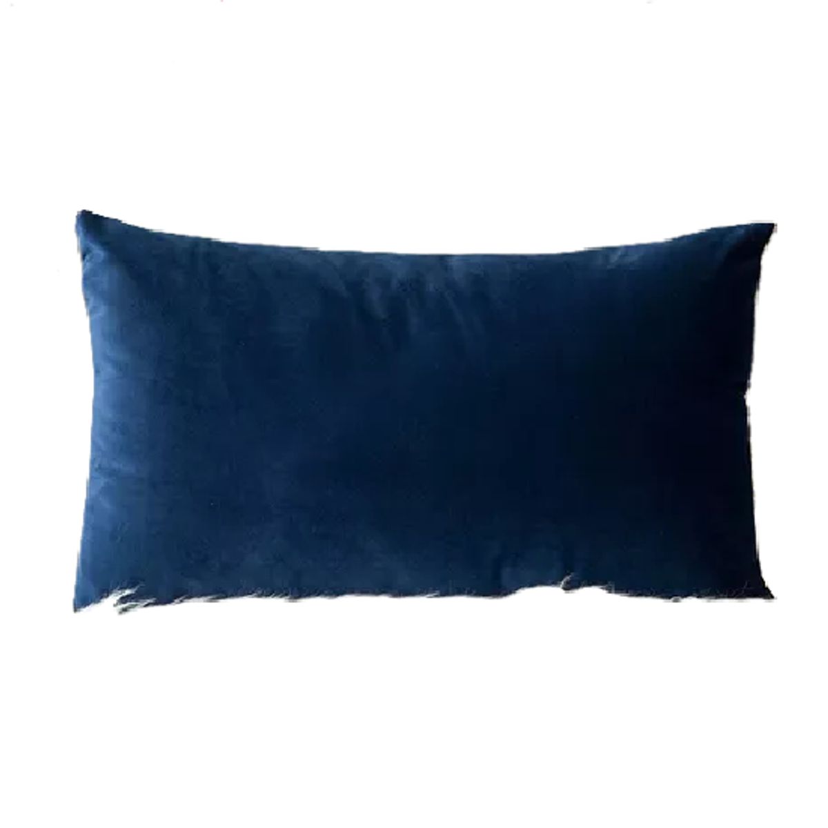 GENERICO - Pack de 2 Fundas Terciopelo Liso 30x50 cm Azul