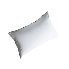GENERICO - Pack de 2 Fundas Terciopelo Liso 30x50 cm Blanco