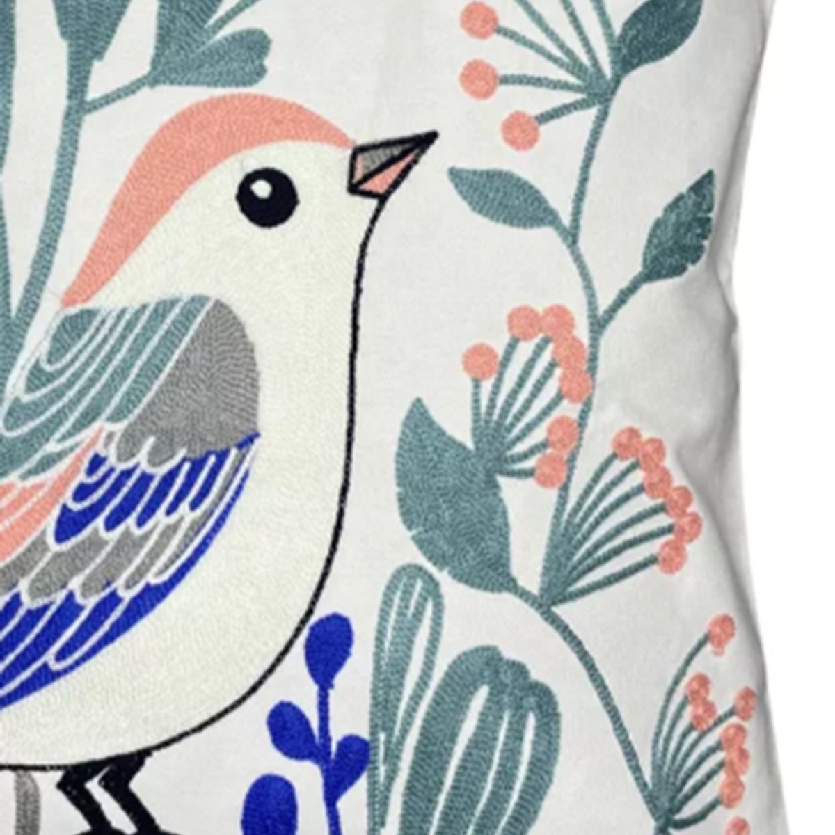 GENERICO - Fundas de cojines bordadas a elección 45x45 diseño 12 color blanco