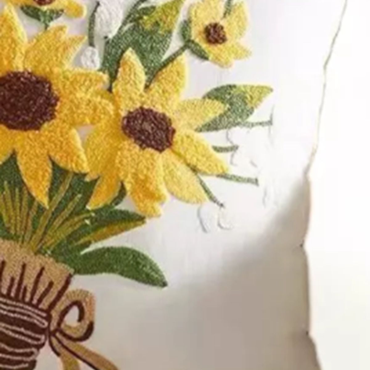 GENERICO - Fundas de cojines bordadas a elección 45x45 diseño 22 color blanco