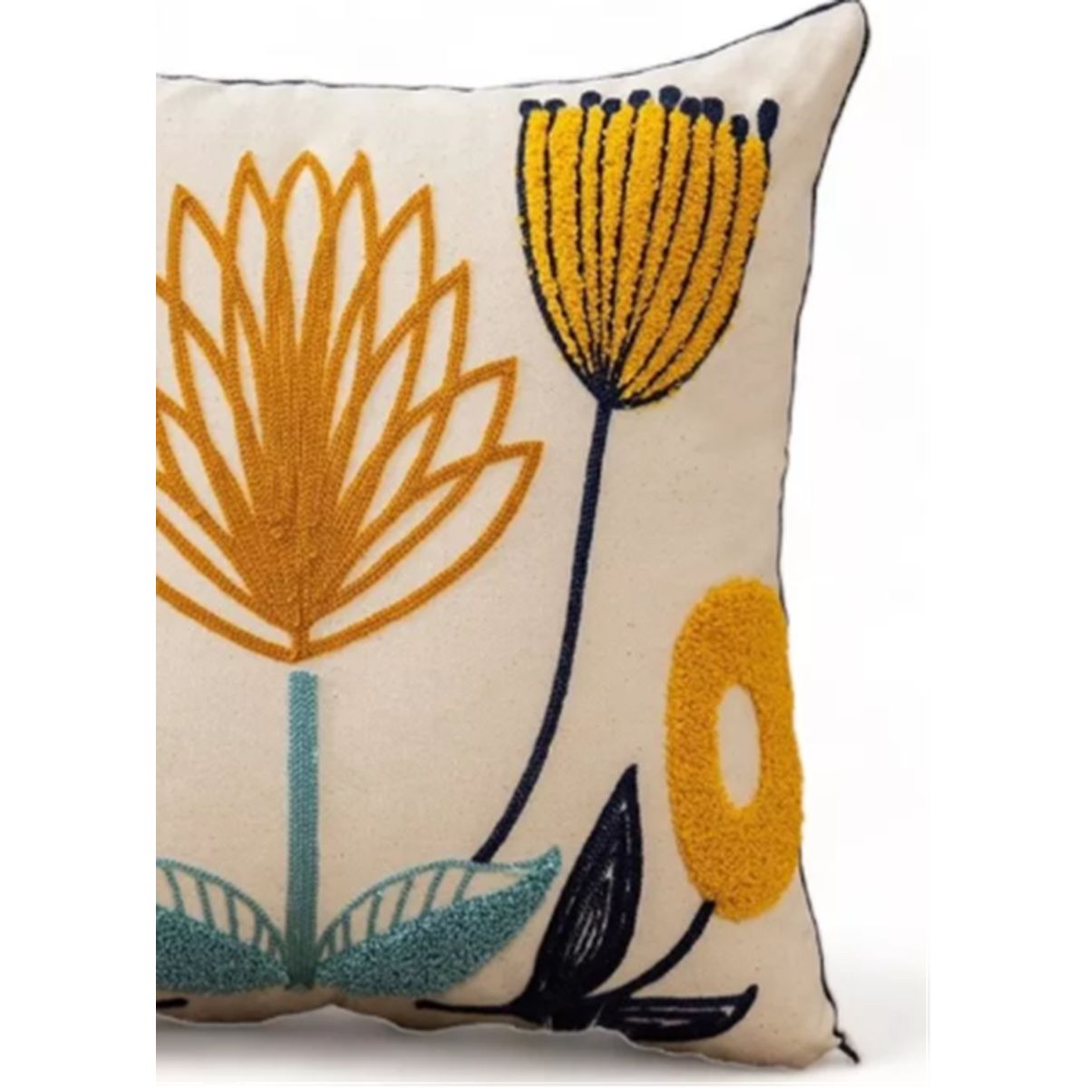 GENERICO - Fundas de cojines bordadas a elección 45x45 diseño 24 color blanco