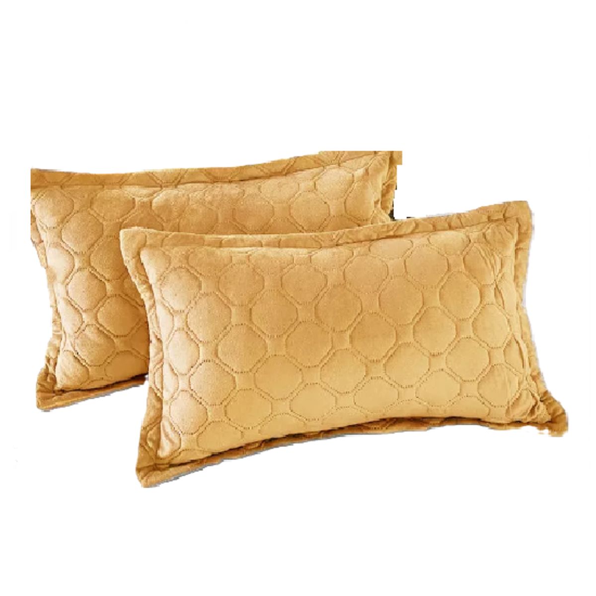 GENERICO - Fundas de almohadas con diseño gamuza 50x75 cm color beige