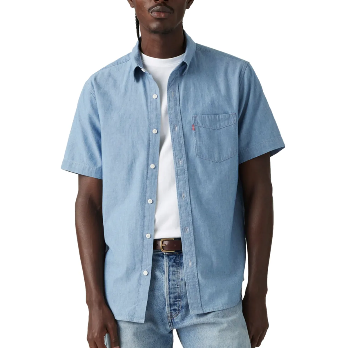 LEVIS - Camisa Hombre Classic Standard Azul Levis