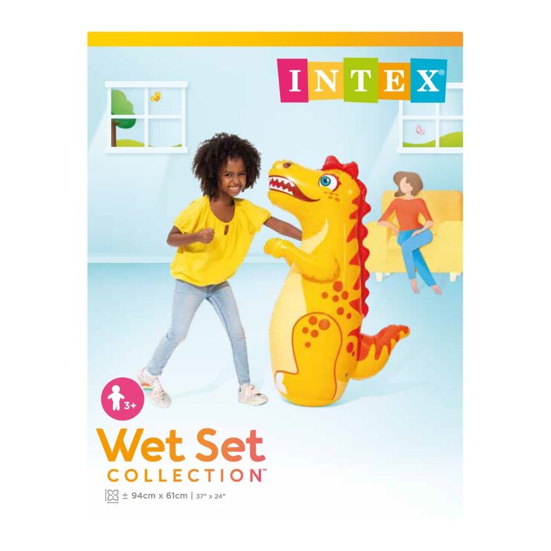 INTEX - Juguete Inflable Mono Porfiado INTEX Dinosaurio