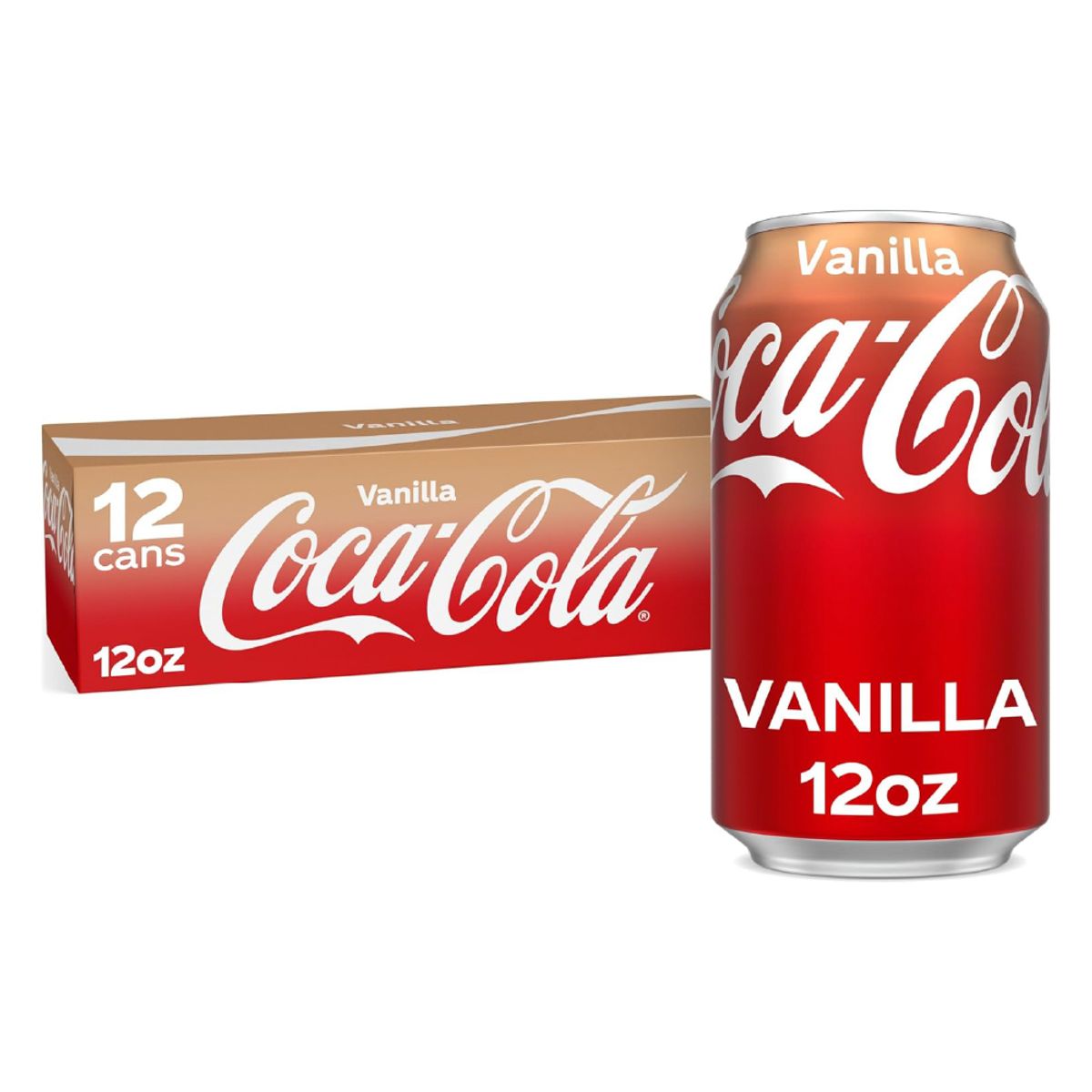 COCA COLA - Bebidas Vainilla Lata Coca-Cola 12 x 355 ml Kiosclub