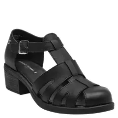 BRUNO ROSSI - Sandalia Mujer Casual Negro