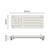 Organizador Baño Cocina Secado Rápido Rectangular Para Jabón Y Esponjas