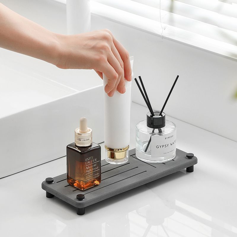 GENERICO - Organizador Baño Cocina Secado Rápido Rectangular Para Jabón Y Esponjas