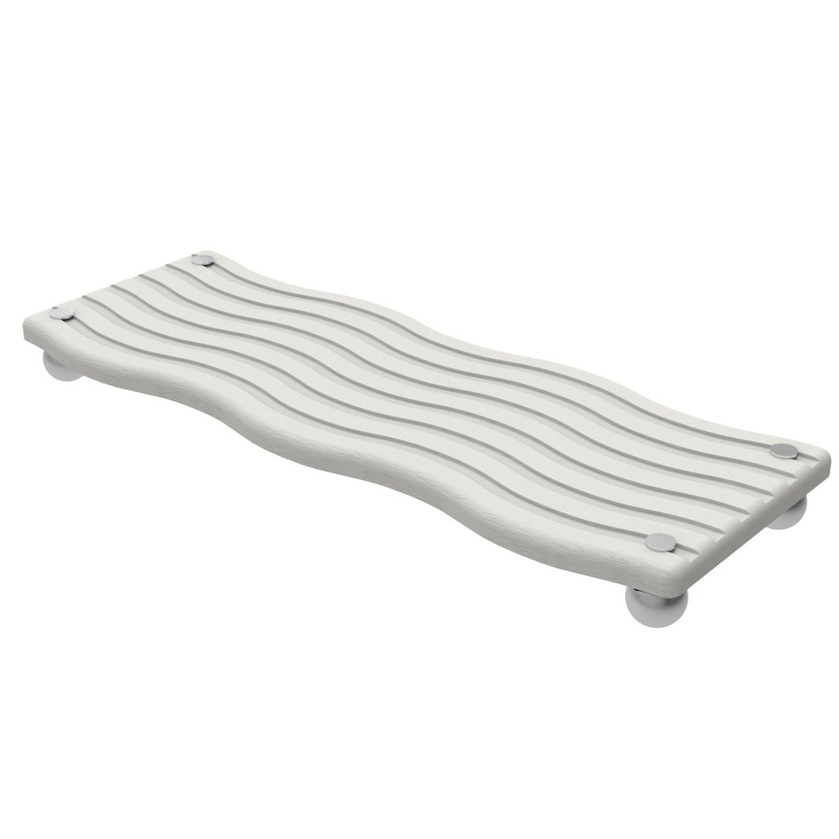 GENERICO - Organizador Baño Cocina Secado Rápido Ondulado Para Jabón Y Esponjas