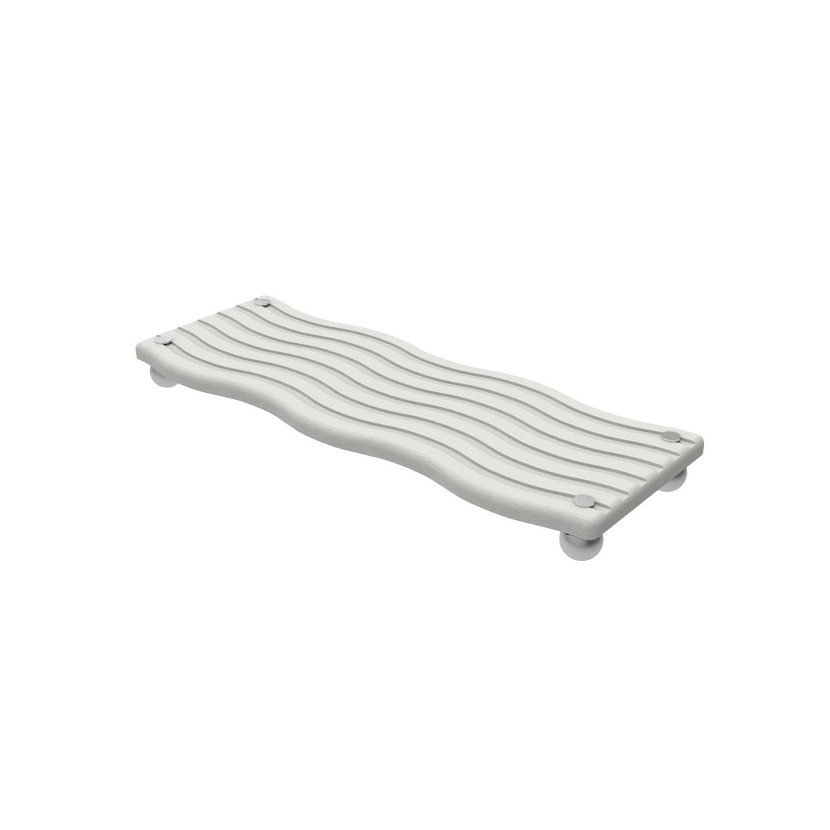 GENERICO - Organizador Baño Cocina Secado Rápido Ondulado Para Jabón Y Esponjas