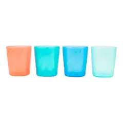DR BROWNS - Pack 4 Vasos Para Niños Pequeños 18m+ Dr. Brown's Colores