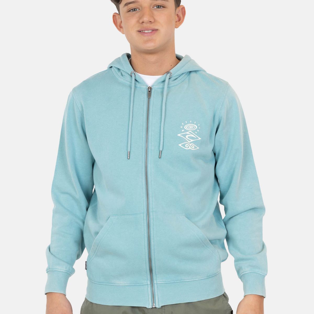 RIP CURL - Poleron FZ Deepsea Celeste Infantil Rip Curl - Celeste