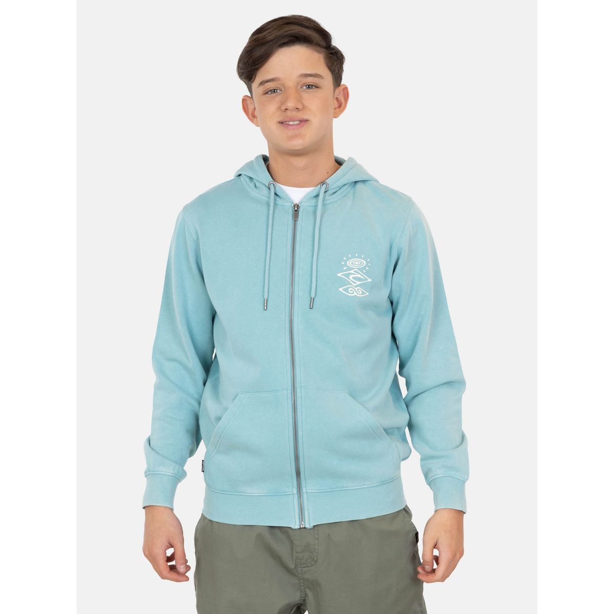 RIP CURL - Poleron FZ Deepsea Celeste Infantil Rip Curl - Celeste