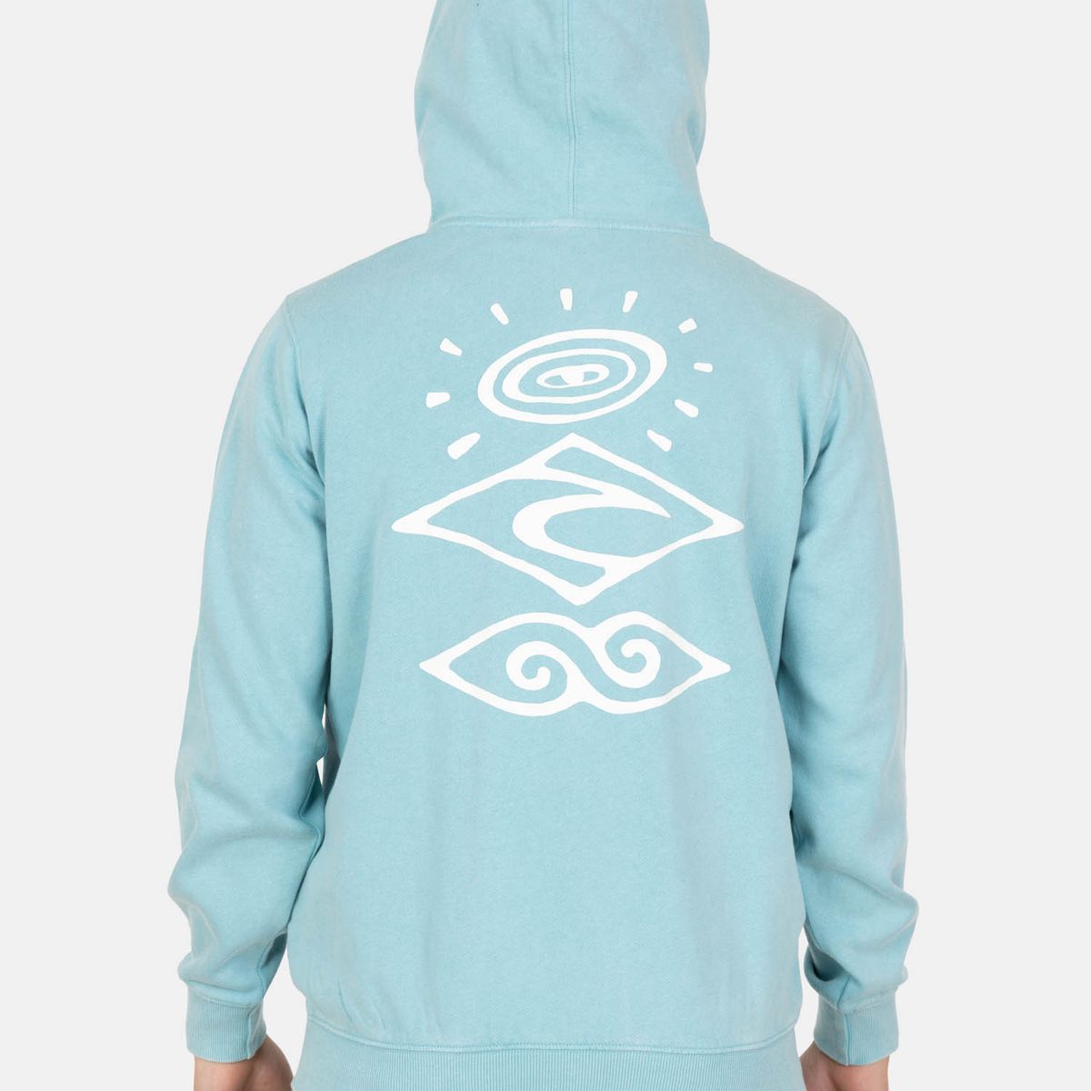 RIP CURL - Poleron FZ Deepsea Celeste Infantil Rip Curl - Celeste