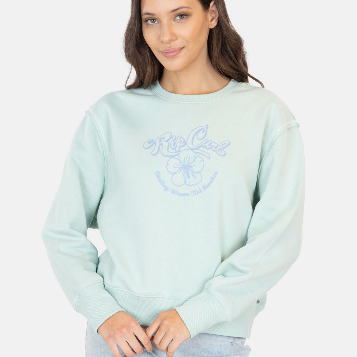 RIP CURL - Poleron CR Waterpass Verde Mujer Rip Curl - Verde