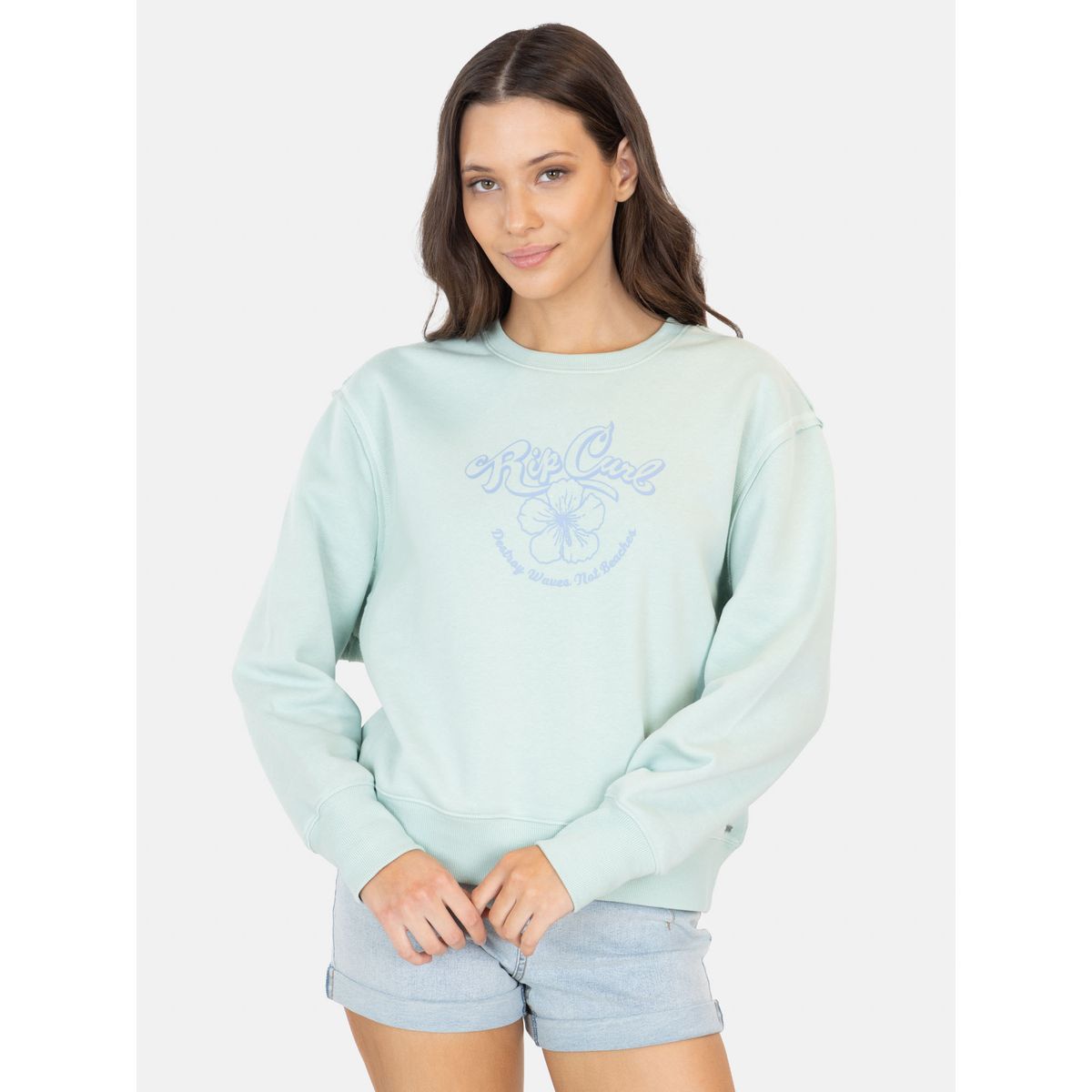 RIP CURL - Poleron CR Waterpass Verde Mujer Rip Curl - Verde