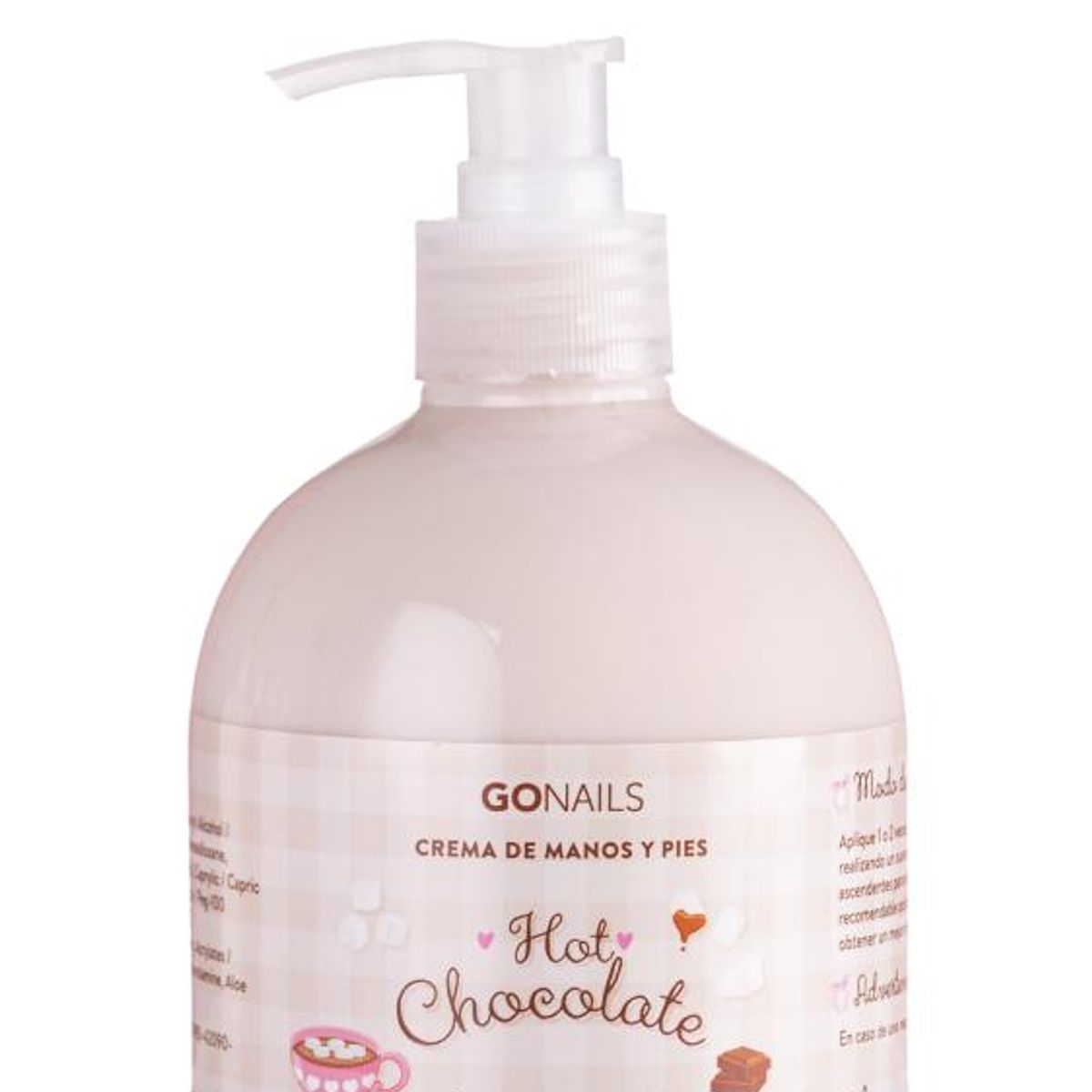GO NAILS - Crema De Manos Y Pies Go Nails Hot Chocolate 500 Ml