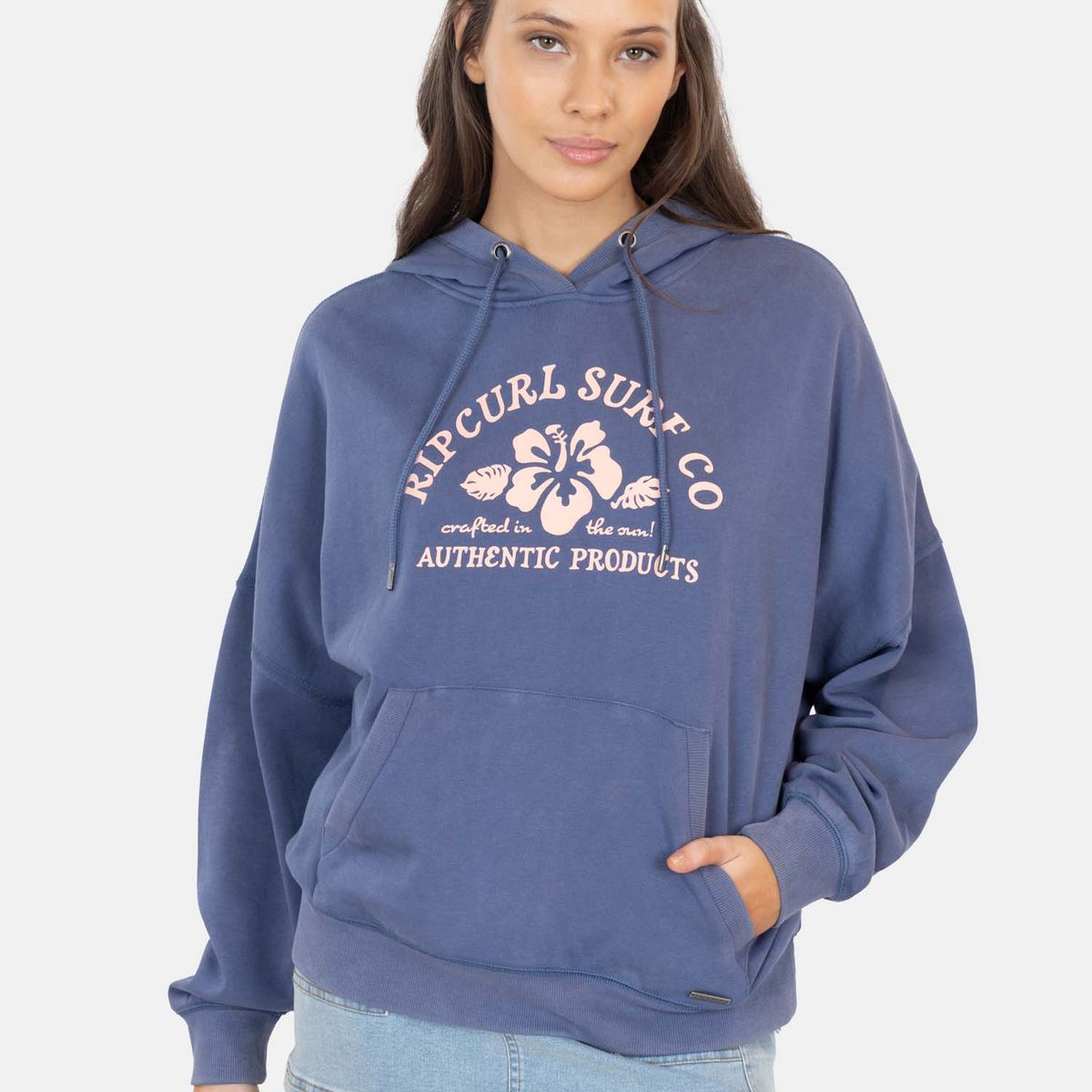 RIP CURL - Poleron Canguro Mistcrest Azul Mujer Rip Curl - Azul