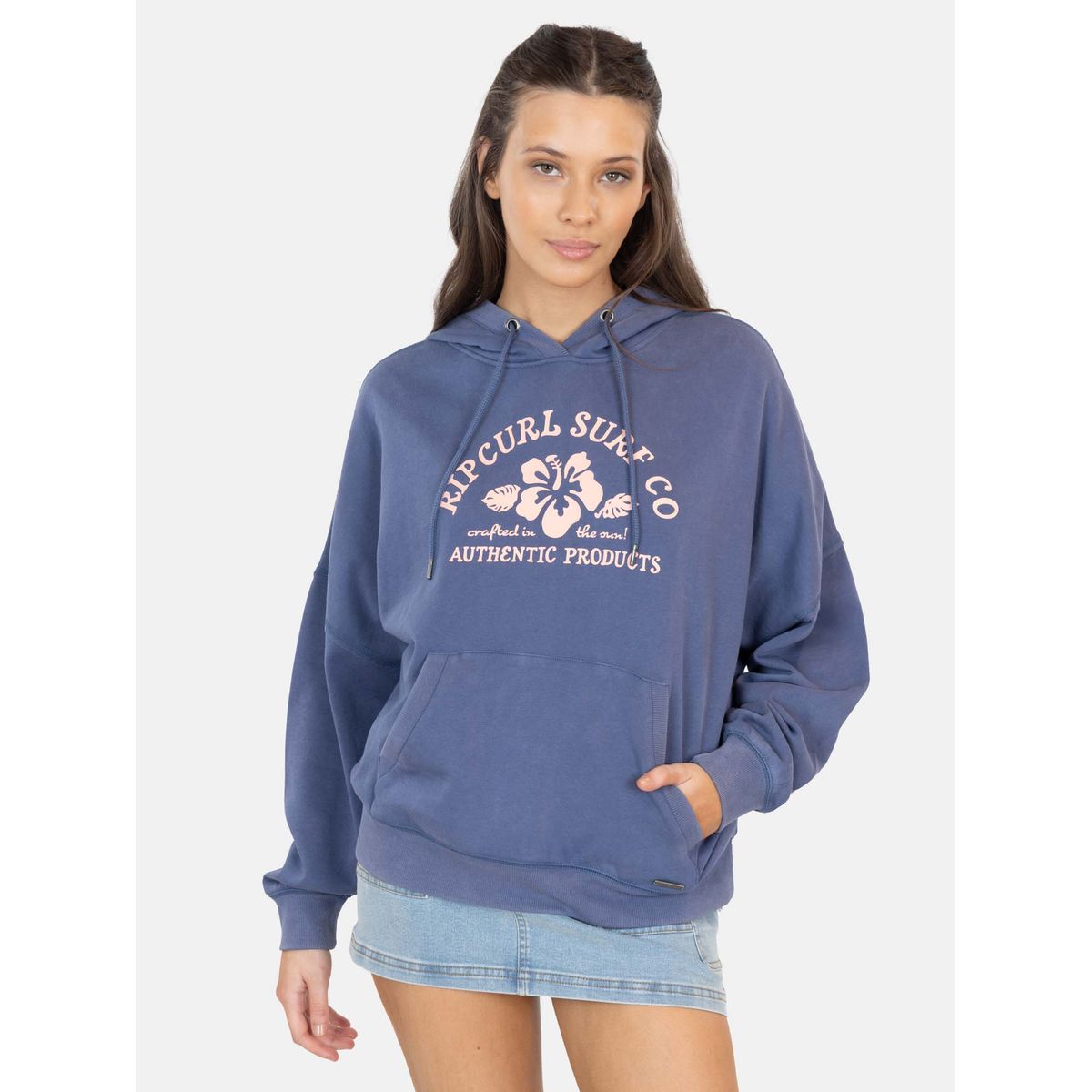 RIP CURL - Poleron Canguro Mistcrest Azul Mujer Rip Curl - Azul