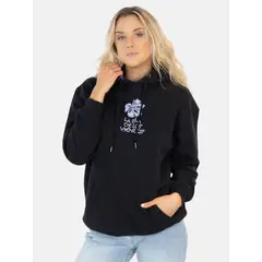 RIP CURL - Poleron Canguro Swellpass Negro Mujer - Negro