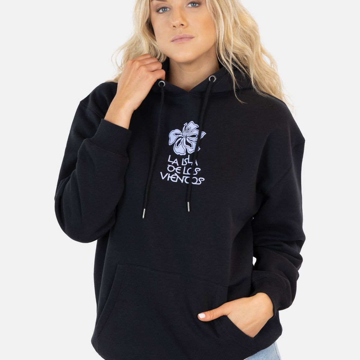 RIP CURL - Poleron Canguro Swellpass Negro Mujer Rip Curl - Negro