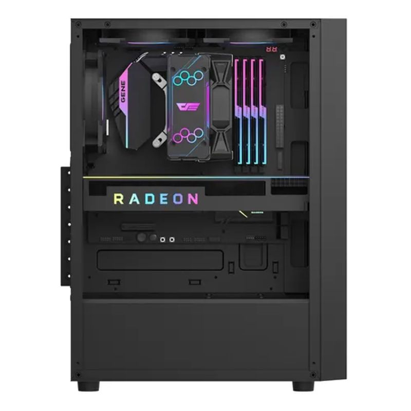 GENERICO - Gabinete darkflash a290 mesh atx vidrio templado usb 30 col