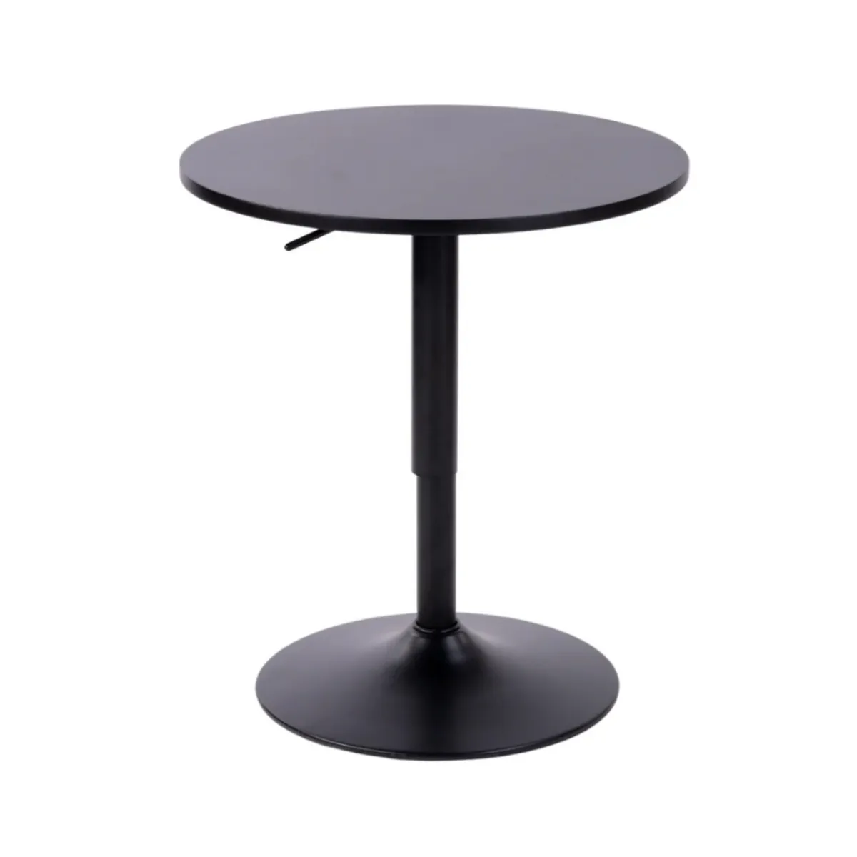 ARTIHOGAR - Mesa de Bar Regulable 60 CM Color Negro/Negro