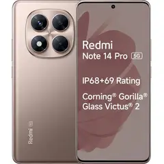 XIAOMI - Redmi Note 14 Pro 5G Resistente agua 8GB RAM+ 256GB Memoria NFC AI Cmara 200MP -Gold