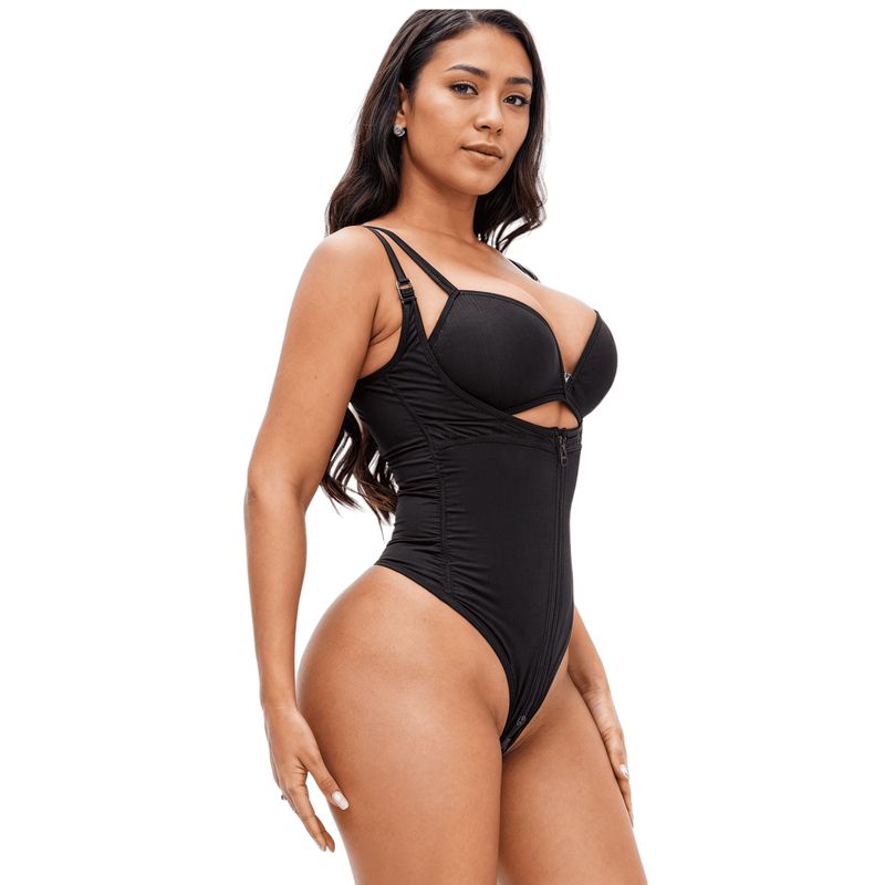 VICALLY FASHION - Faja Body Estilo Colombiana Con Cremallera Alta Compresion