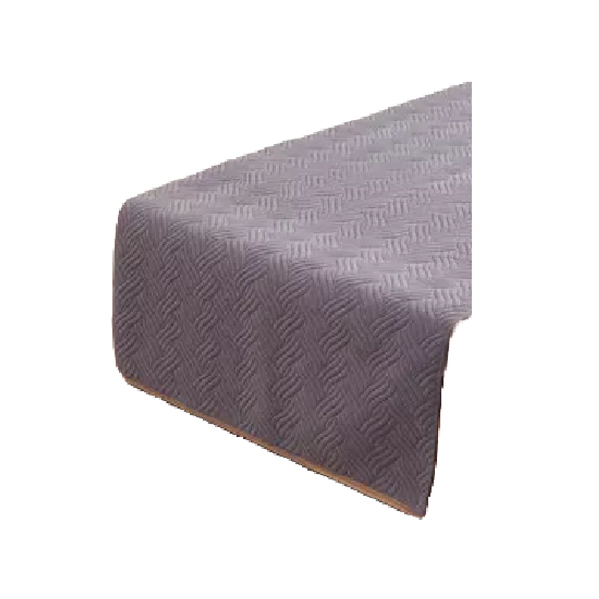 GENERICO - Piecera cama terciopelo plush king + 2 fundas 70x210 cm gris claro
