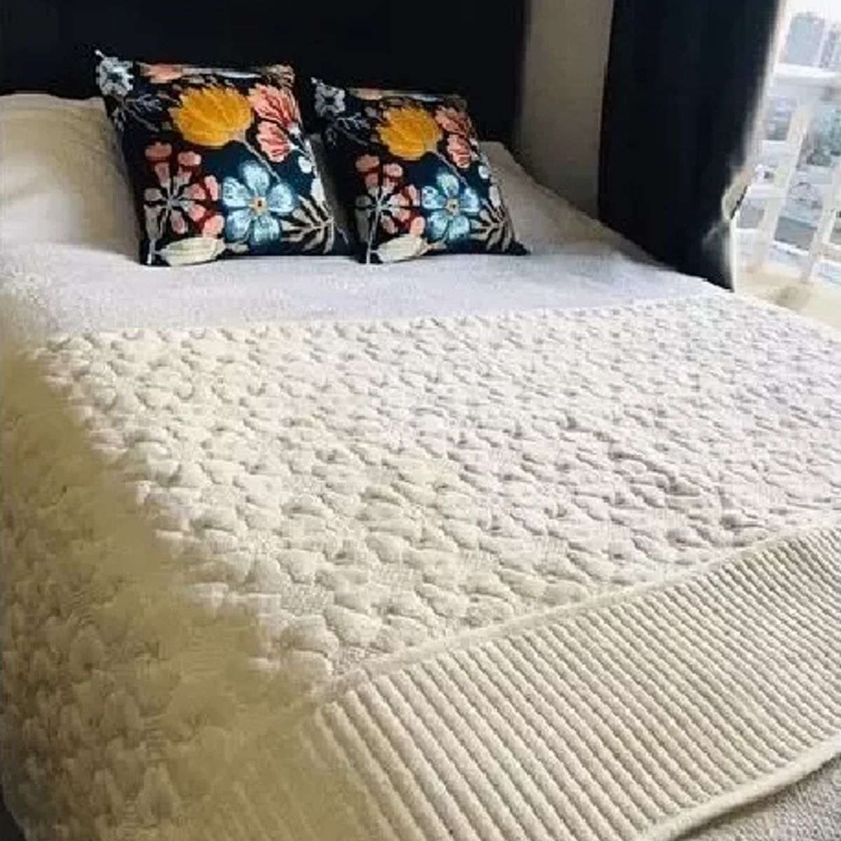 GENERICO - Piecera polar tela reversible 95x210 cm color beige