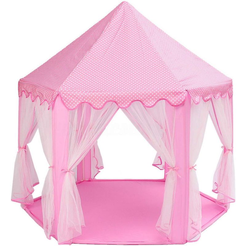 GENERICO - Carpa Castillo Tull Niña Y Niño Infantil Juegos Juguetes Rosa