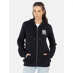 RIP CURL - Poleron FZ Wildline Negro Mujer - Negro