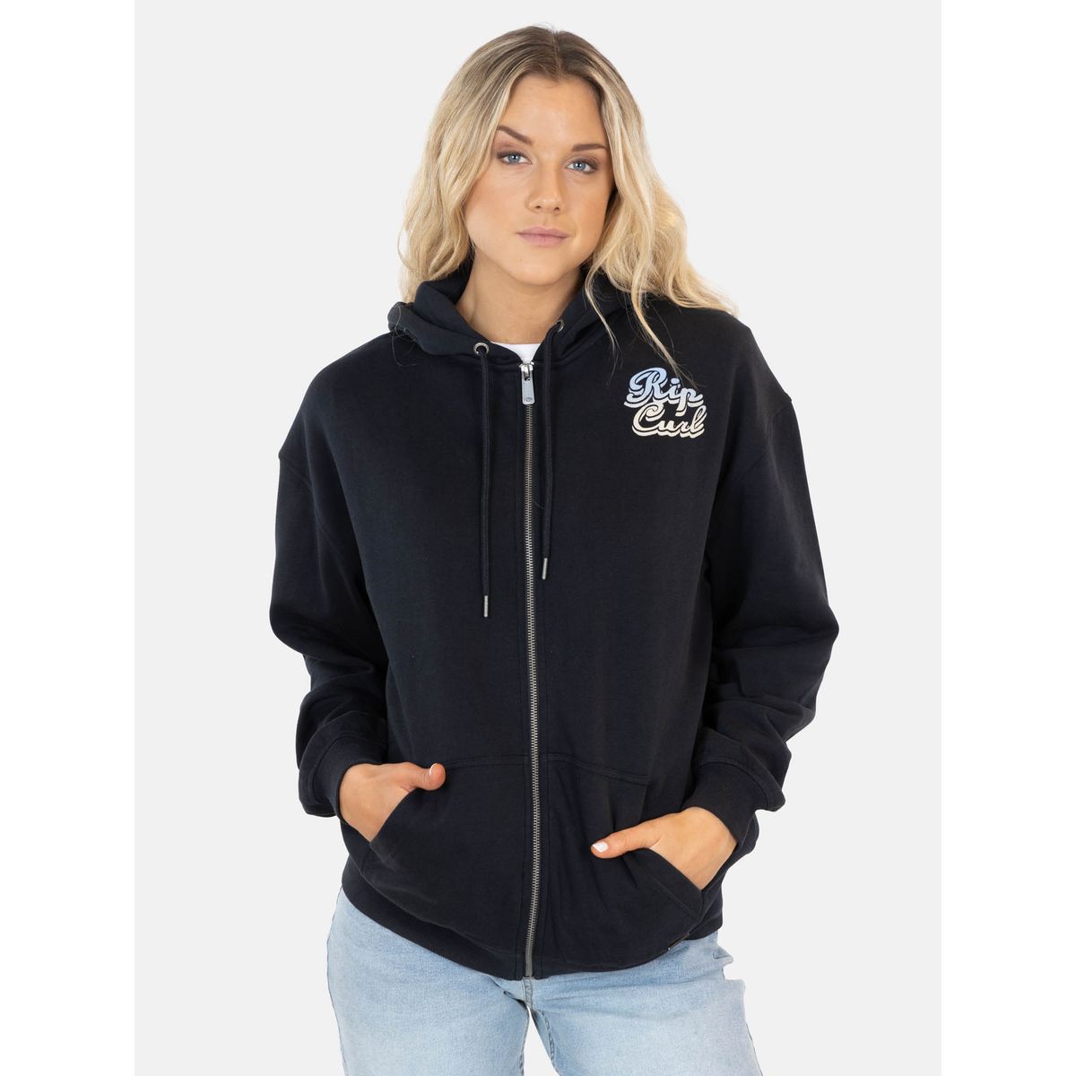 RIP CURL - Poleron FZ Surfshot Negro Mujer Rip Curl - Negro