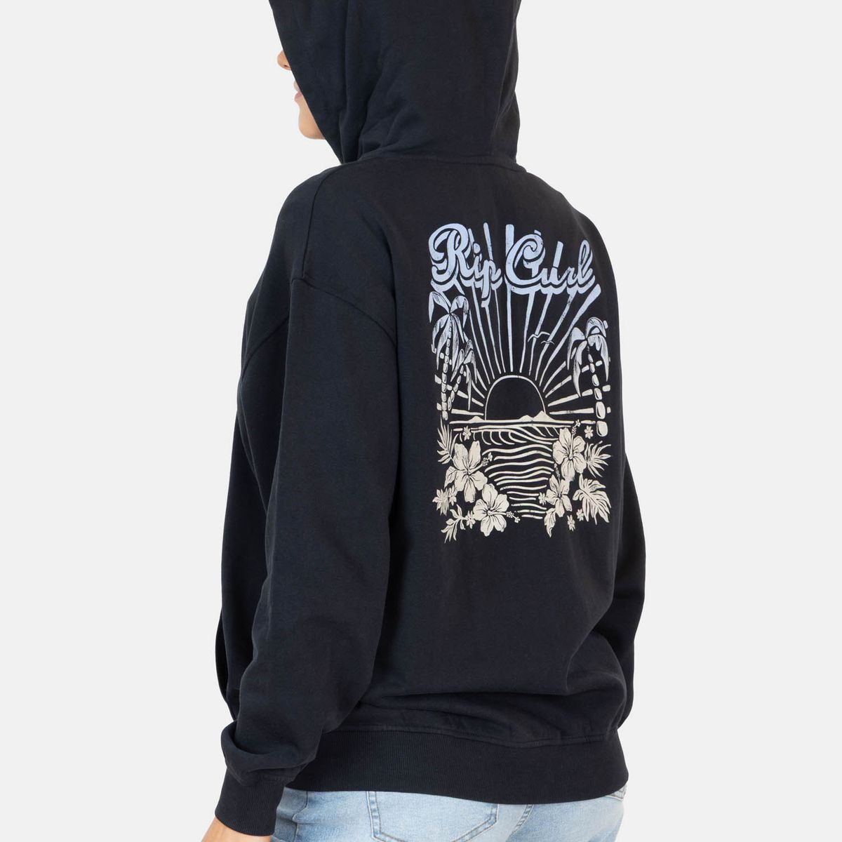 RIP CURL - Poleron FZ Surfshot Negro Mujer Rip Curl - Negro