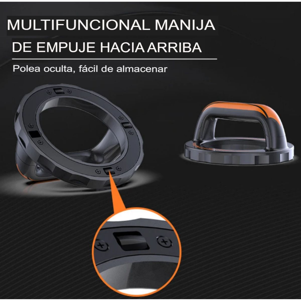 GENERICO - Push Up Board 5 En 1 con Bandas y Mangos Giratorios N