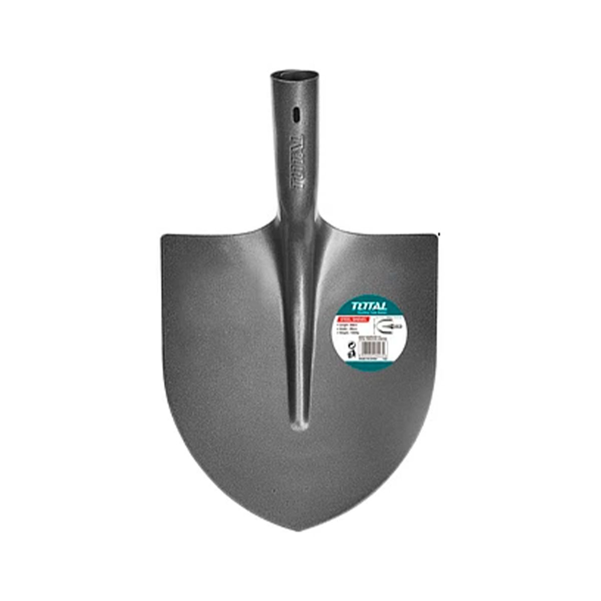 TOTAL TOOLS - Pala Punta Truper sin mango 290mm Total