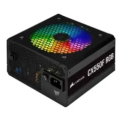 GENERICO - Fuente de poder corsair cx550f rgb mod 80 plus bronze 550w c