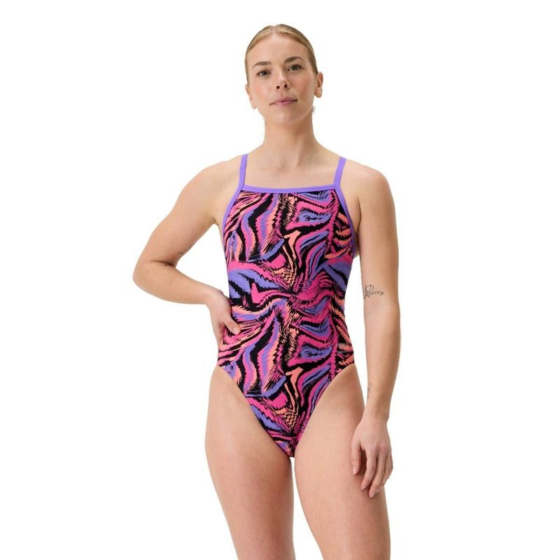 SPEEDO - Traje de Baño Natacion Mujer Speedo Printed Multicolor
